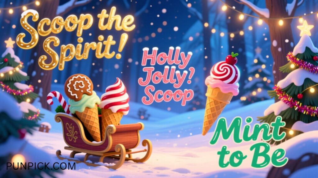 Ice Cream Puns For Christmas