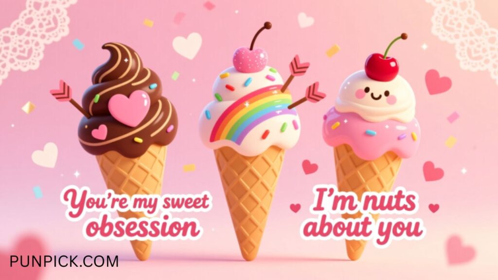 Ice Cream Puns For Valentine’s Day