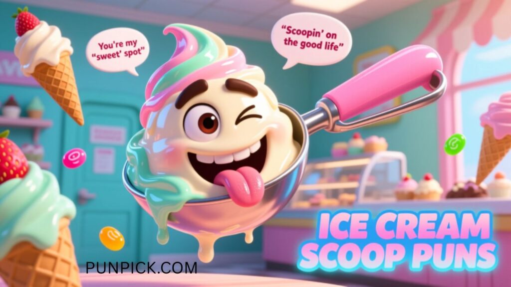 Ice Cream Scoop Puns