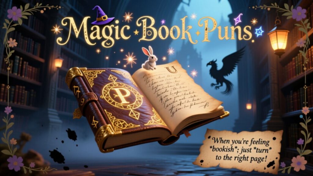 Magic Book Puns