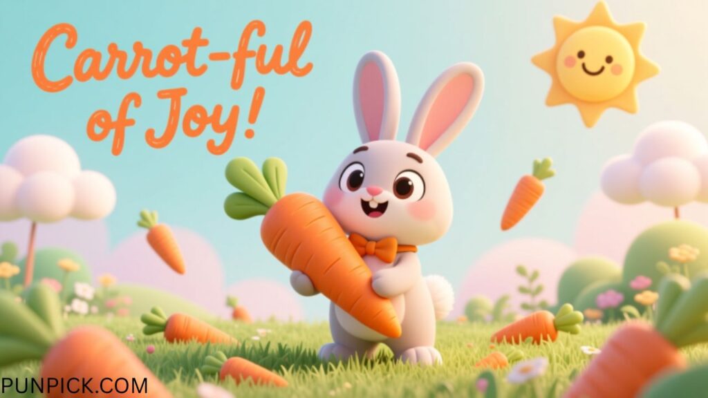 Rabbit-Themed Carrot Puns