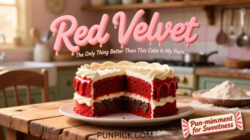 Red Velvet Cake Puns