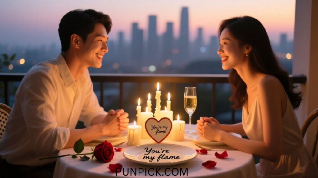 Romantic Candle Puns for Couples