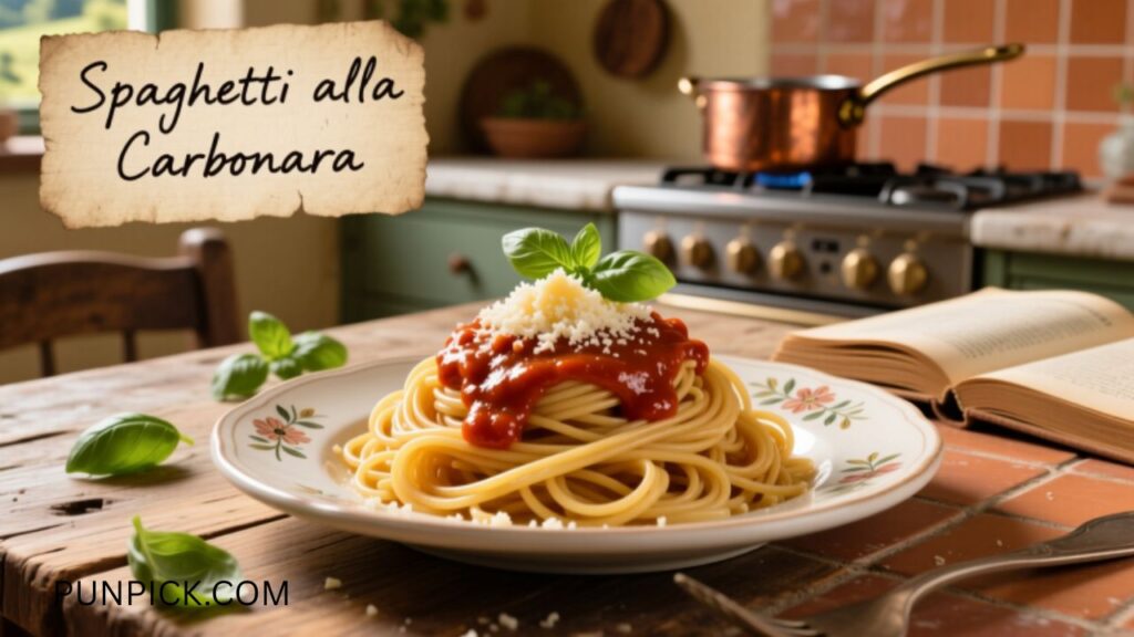 Spaghetti Pasta Puns