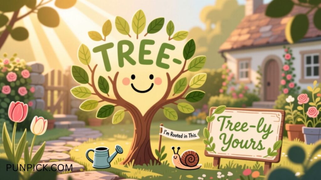 Tree Puns for Garden Enthusiasts