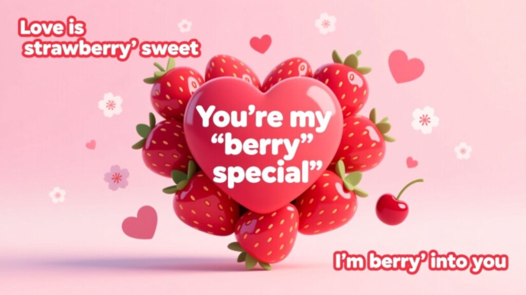 Valentine’s Day Strawberry Puns