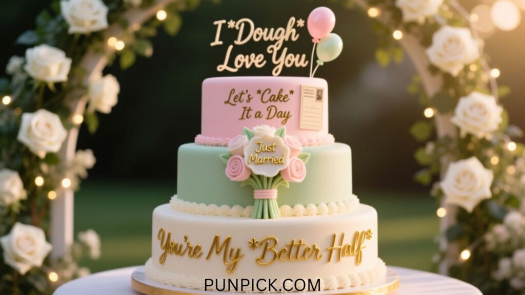 Wedding Cake Puns