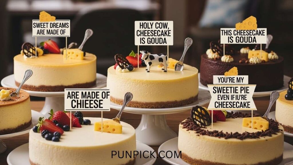 cheese cake puns