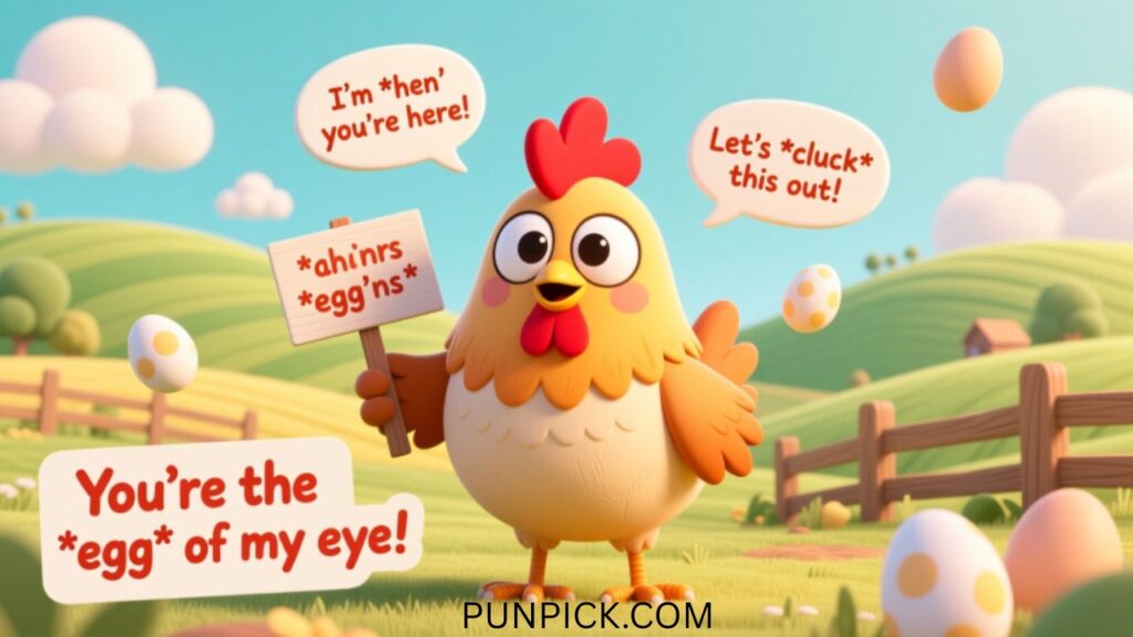 290+ Egg-cellent Chicken Puns To Crack You Up Instantly