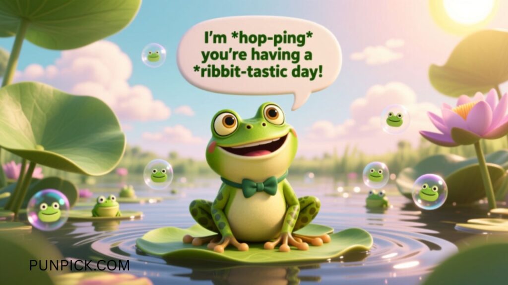 300+ Ribbiting Frog Puns You’ll Absolutely Croak Over