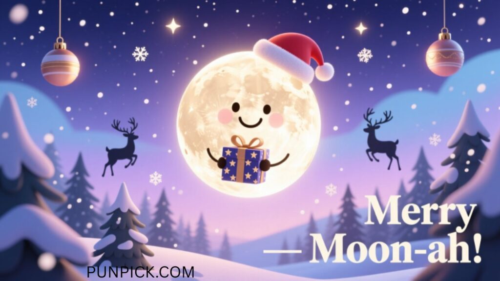 moon puns for christmas
