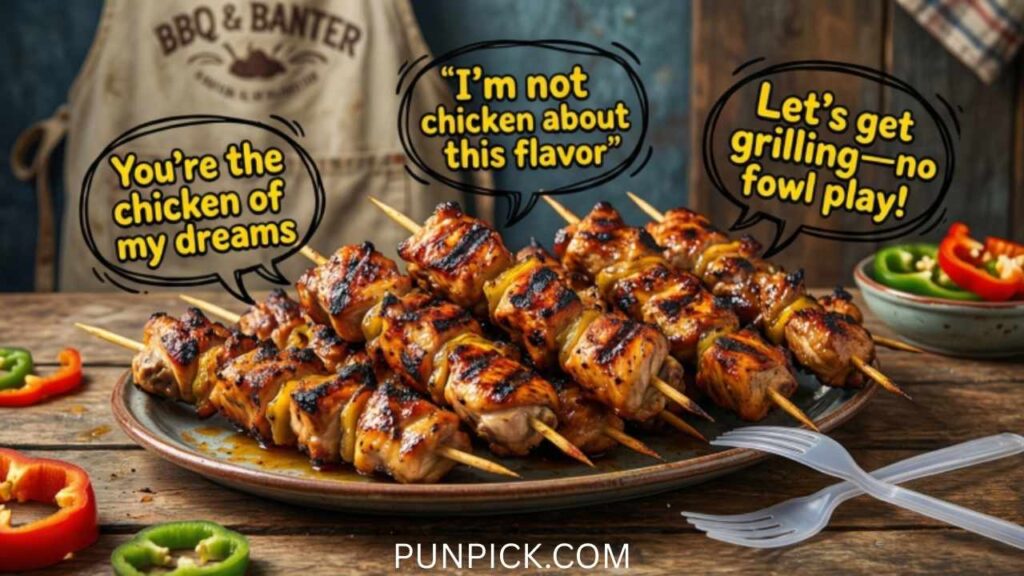BBQ Chicken Puns