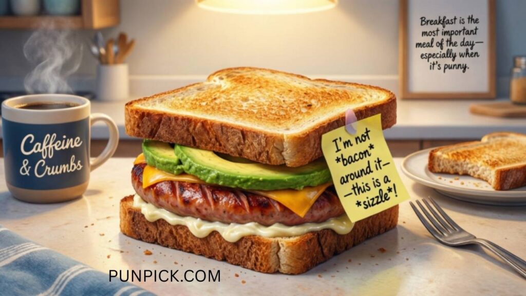 Breakfast Sandwich Puns