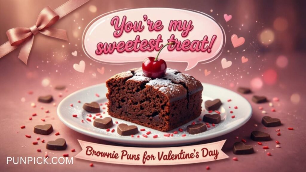 Brownie Puns for Valentine’s Day