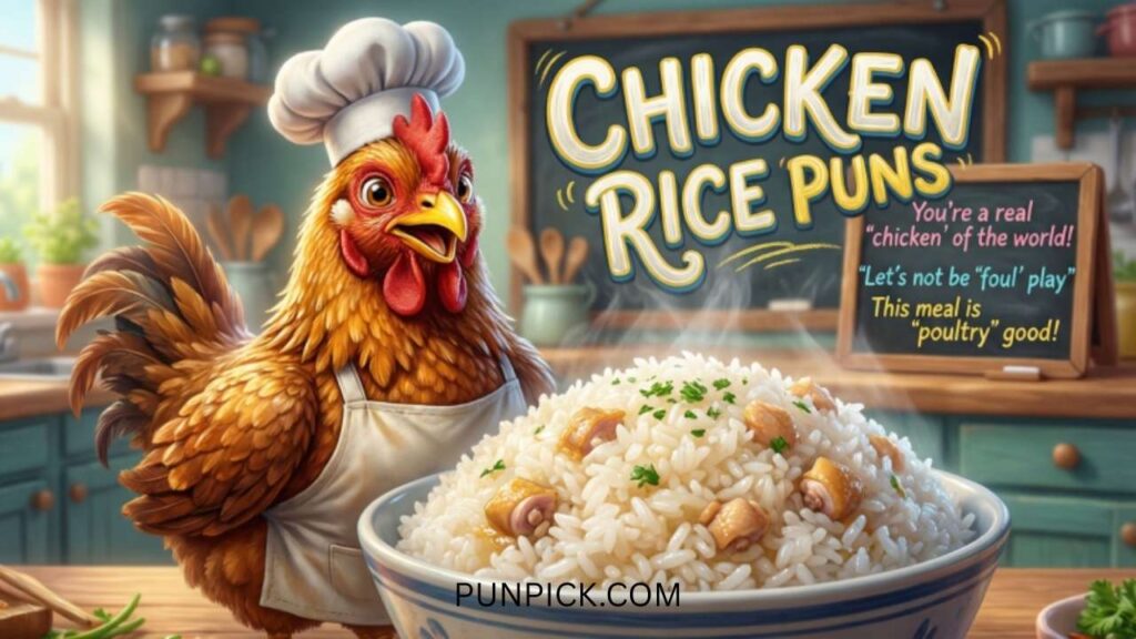 Chicken Rice Puns