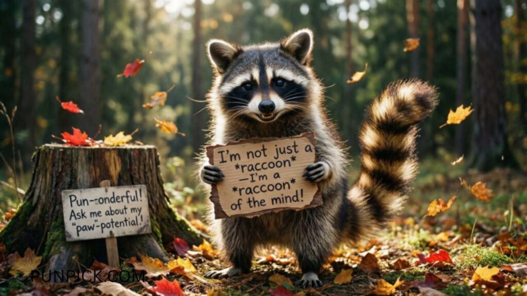Clever and Silly Raccoon Puns