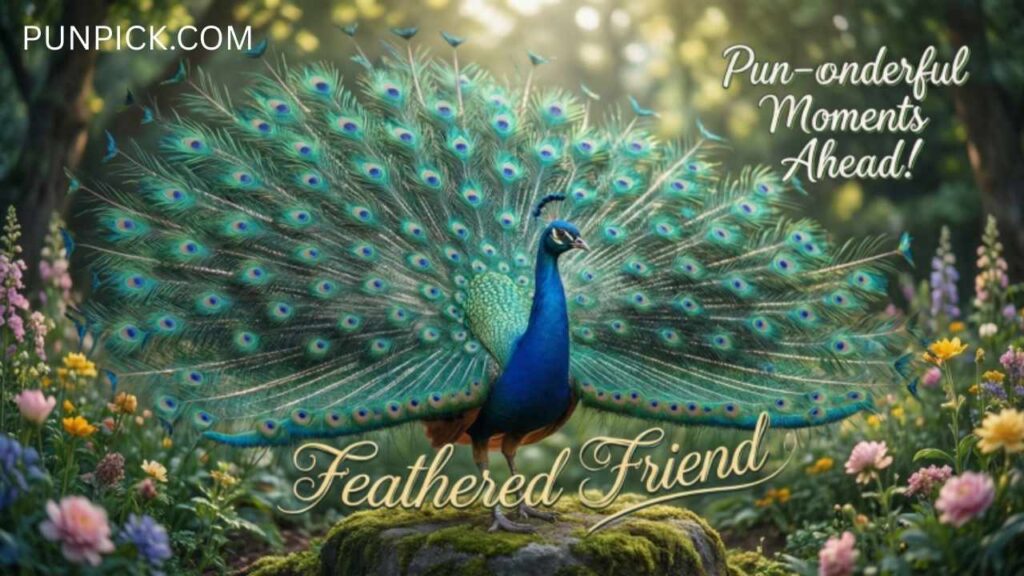 Colorful Peacock Puns for Kids