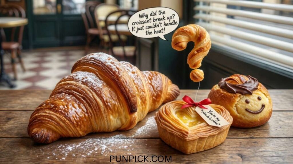 Croissant and French Pastry Puns