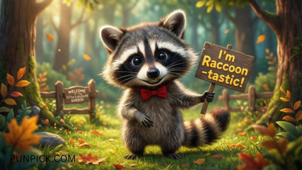 Cute Raccoon Puns for Kids