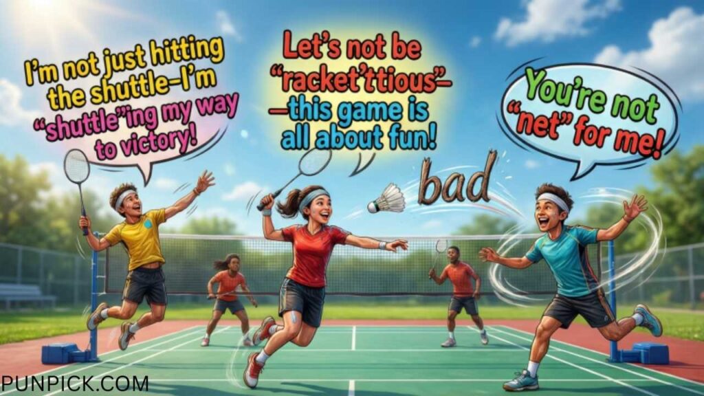 Funny Badminton Puns for Players