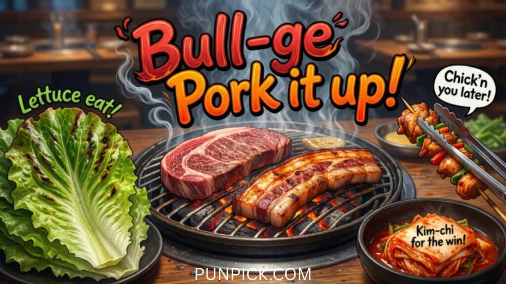 Korean BBQ Puns