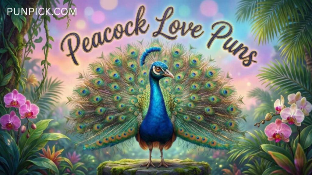 Peacock Love Puns