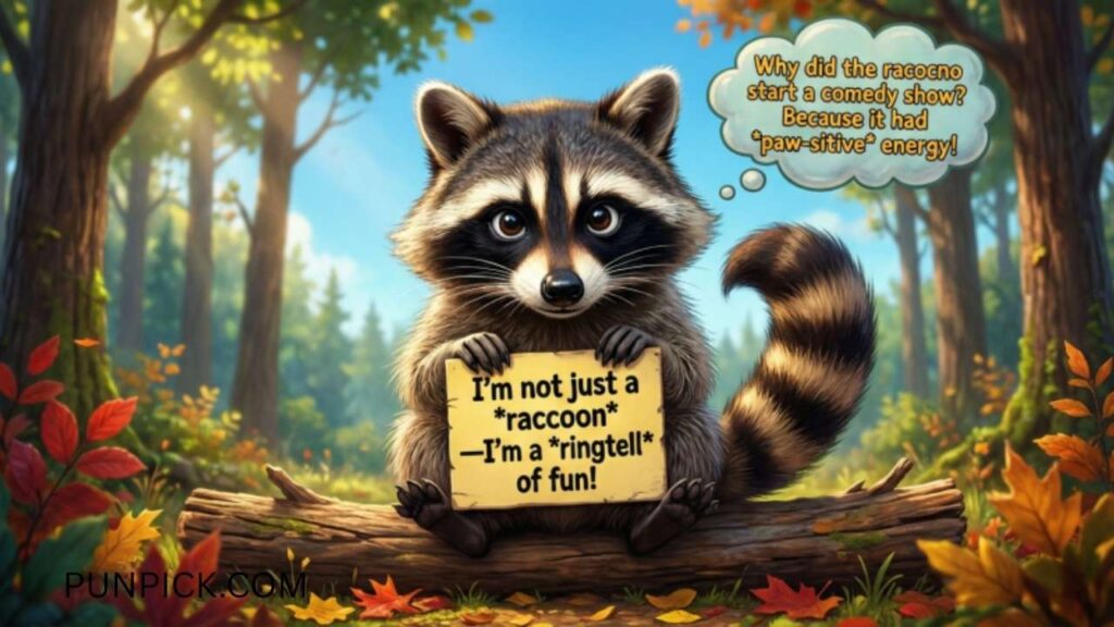 Raccoon Puns Curious Ringtail Jokes