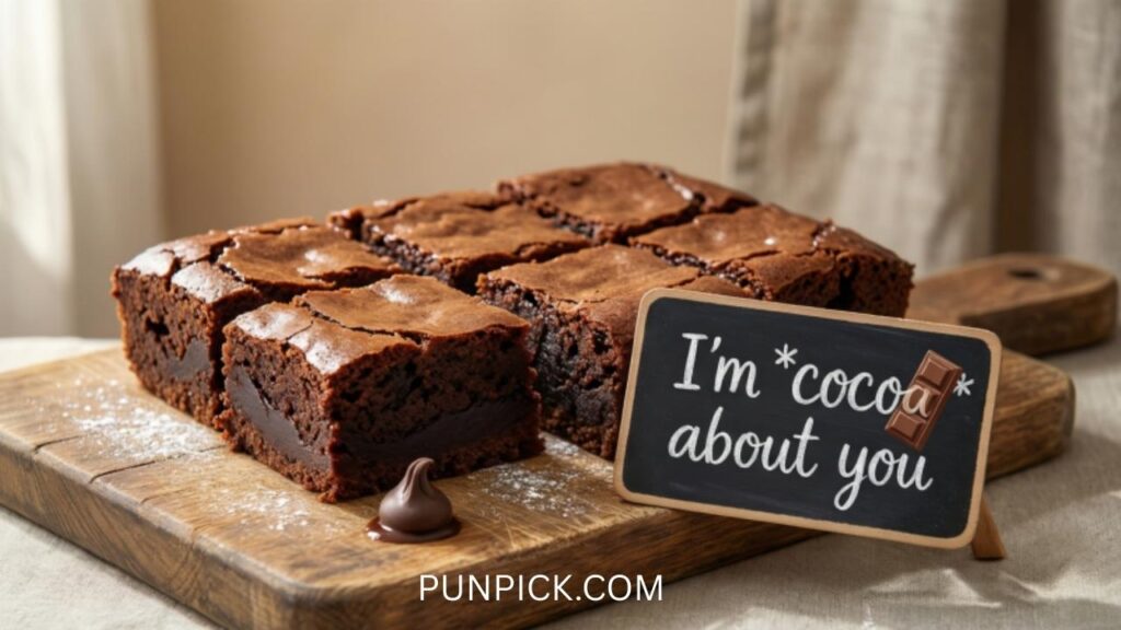 Romantic Brownie Puns