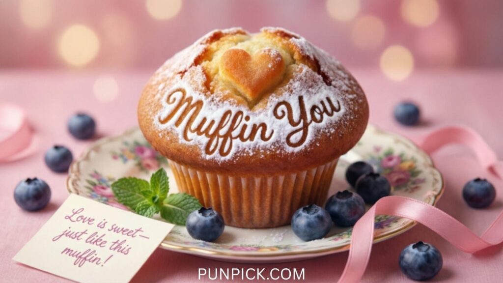 Romantic Muffin Love Puns