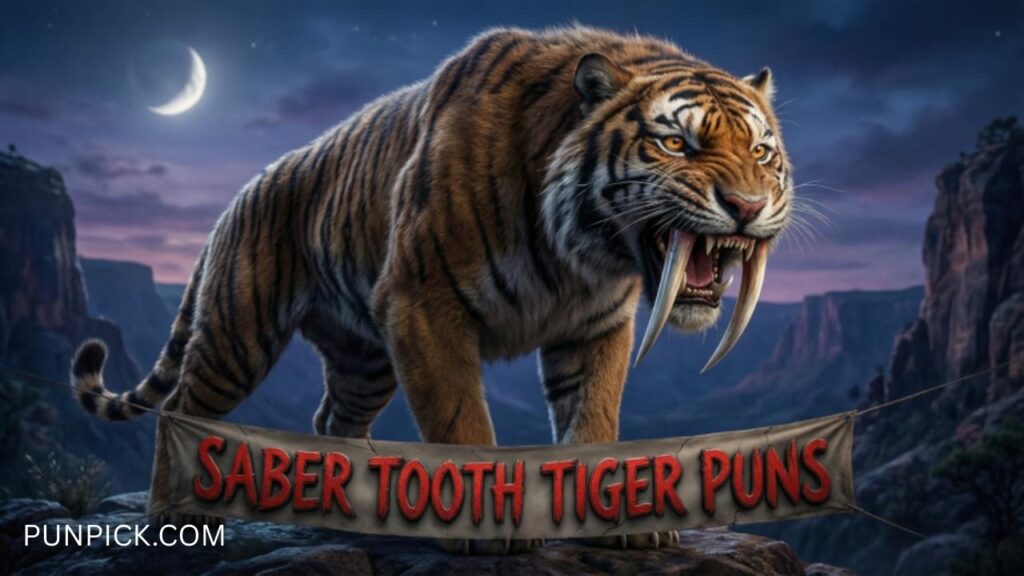 Saber Tooth Tiger Puns
