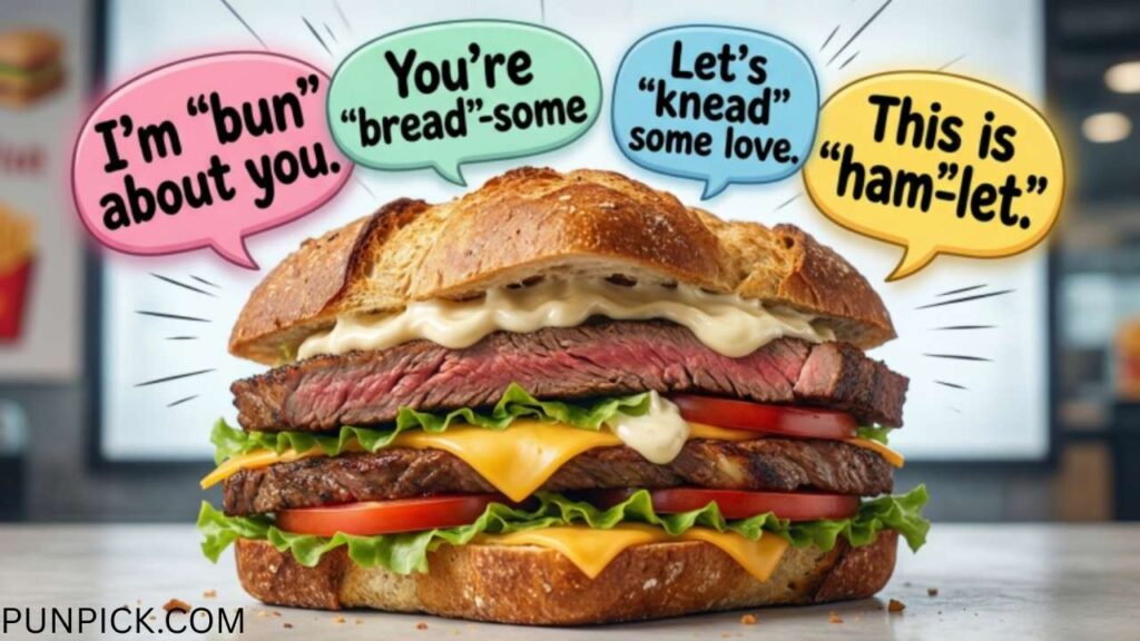 Sandwich Puns For Fast Food Lovers