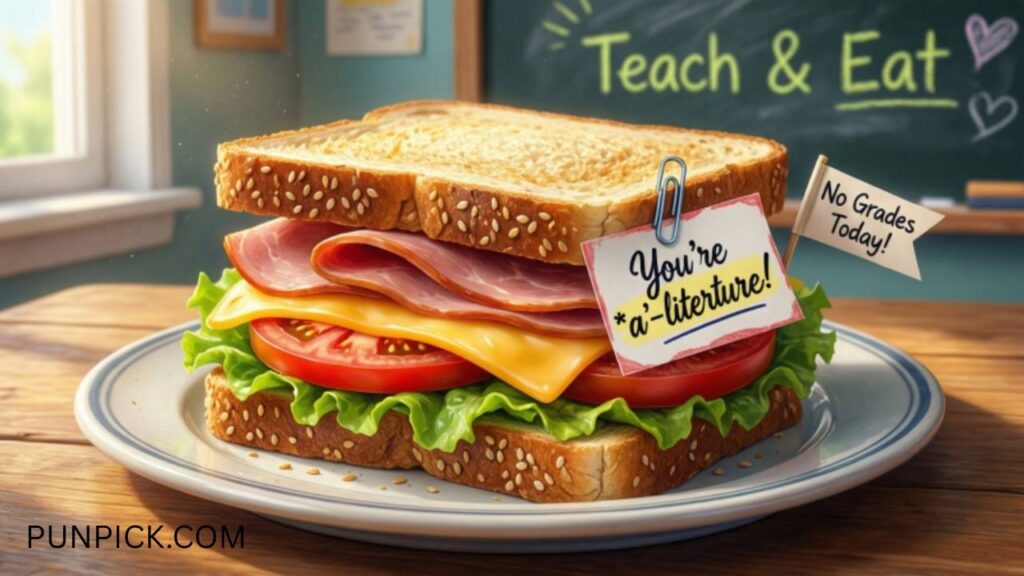 Sandwich Puns for Teachers