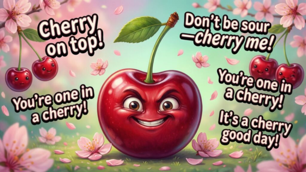 Seasonal Cherry Puns