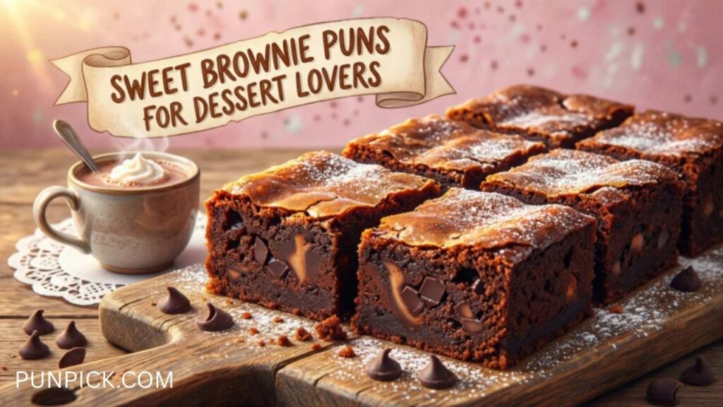 Sweet Brownie Puns for Dessert Lovers