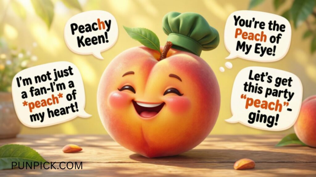 Sweet Peach Puns