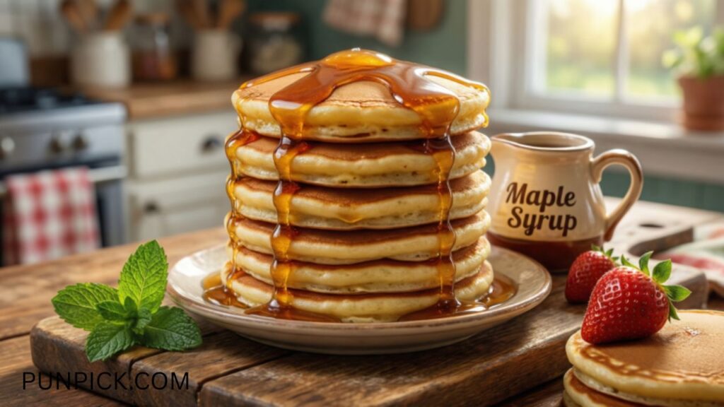 Sweet, and Syrupy Pancake Puns