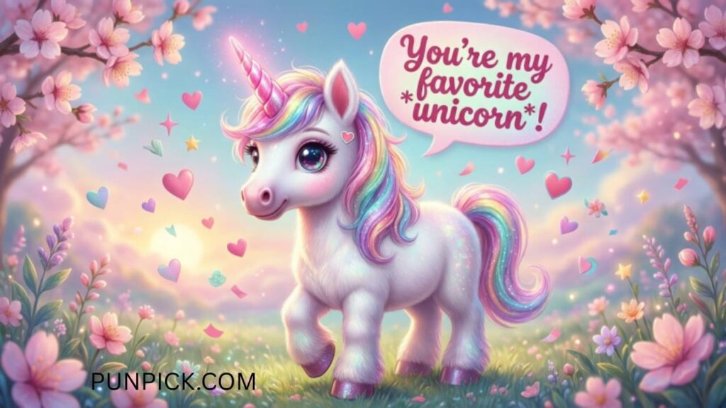 Unicorn Love Puns for Valentine’s Day