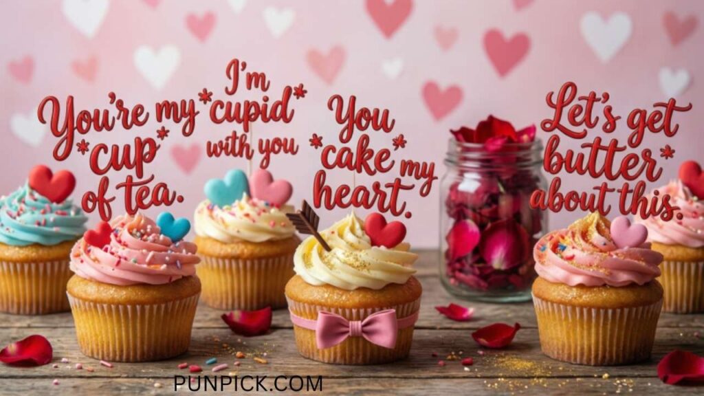 Valentine’s Day Cupcake Puns