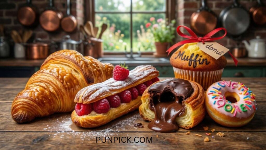 285+ Pastry Puns So Good, You’ll Roll With Laughter