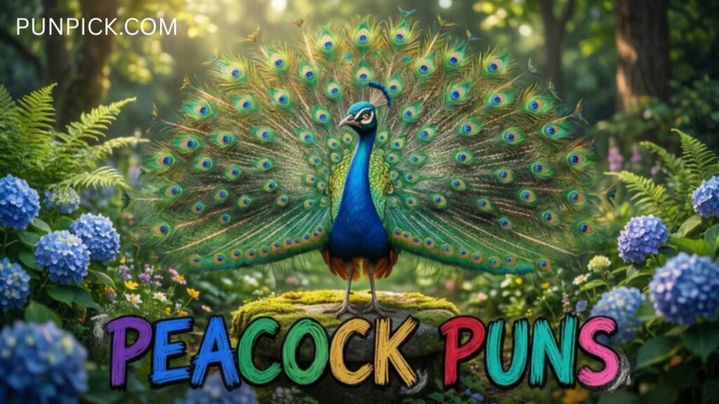 280+ Peacock Puns So Stunning You’ll Ruffle Feathers
