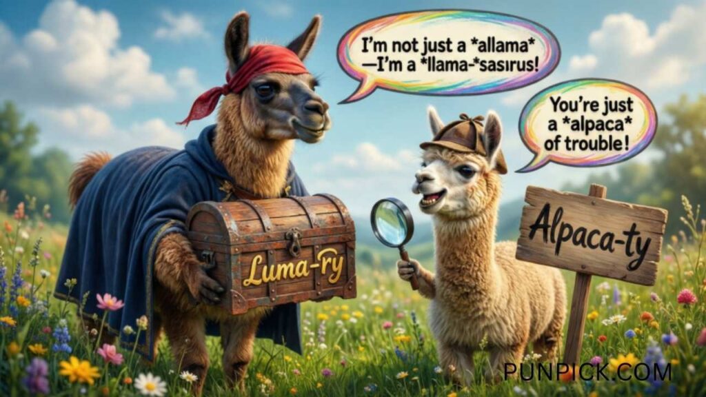 Alpaca and Llama Puns