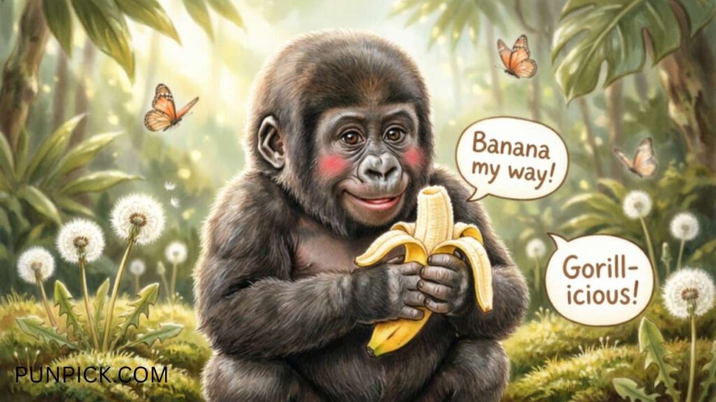 Baby Gorilla Puns