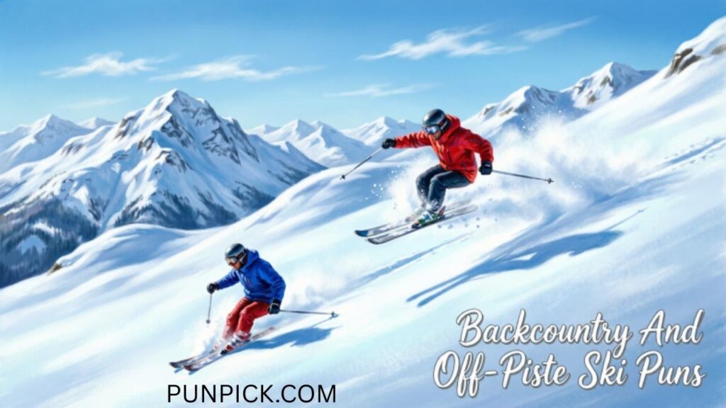 Backcountry And Off-Piste Ski Puns