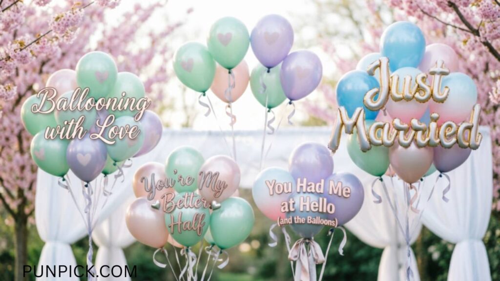 Balloon Puns for Weddings