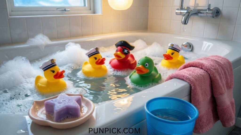 Bathtime Bubble Puns