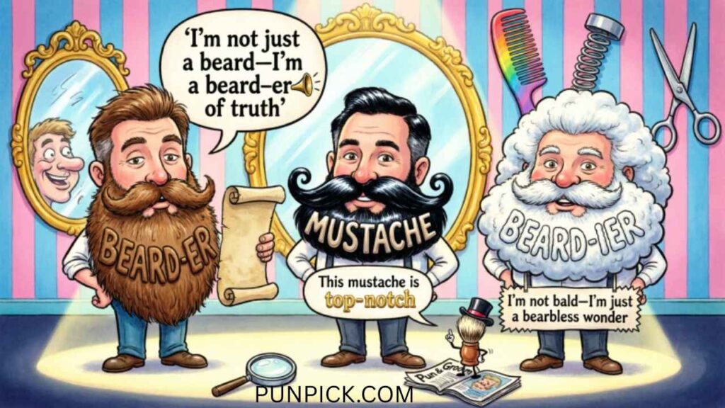 Beard and Mustache Puns