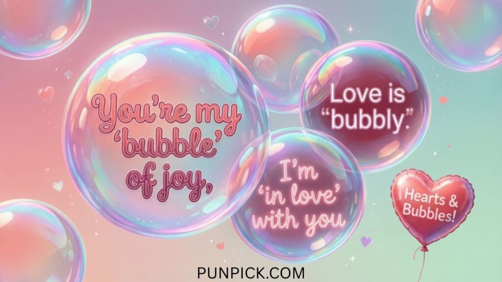 Bubble Puns for Valentine’s Day