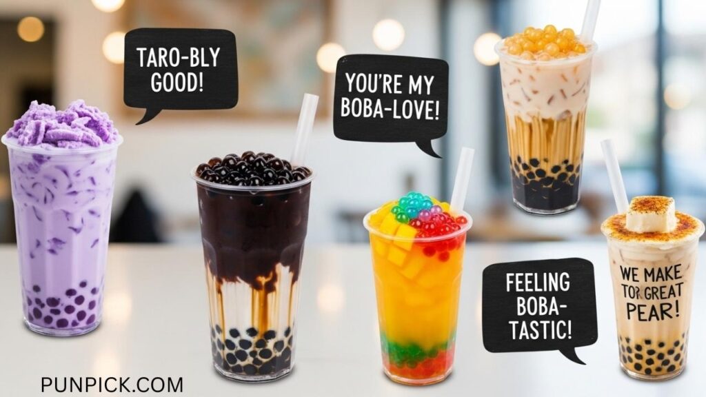 Bubble Tea Puns