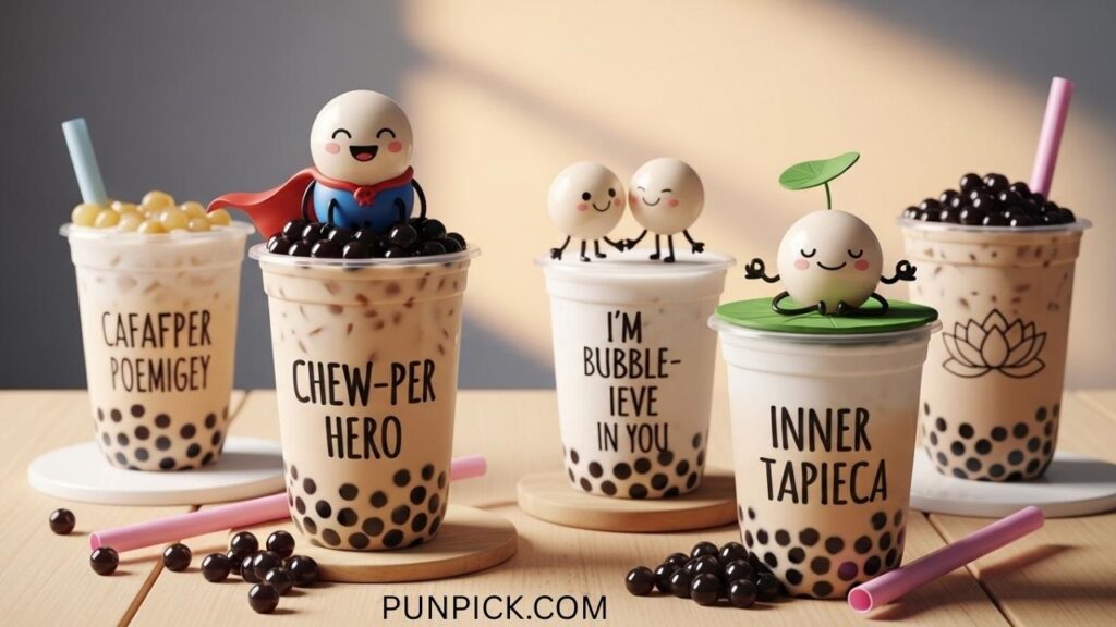 Chewy Boba Puns