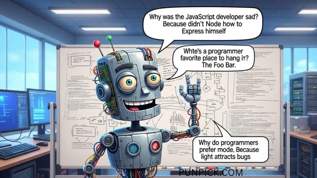 Coding & Programming Robot Puns